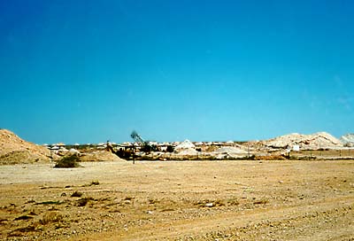 オパール採掘場